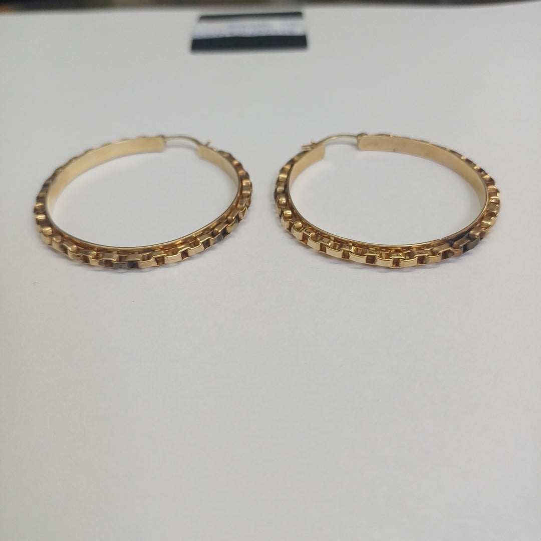 ARRACADAS PAR ORO 14 K 15.2 GRMS (SEMINUEVO)