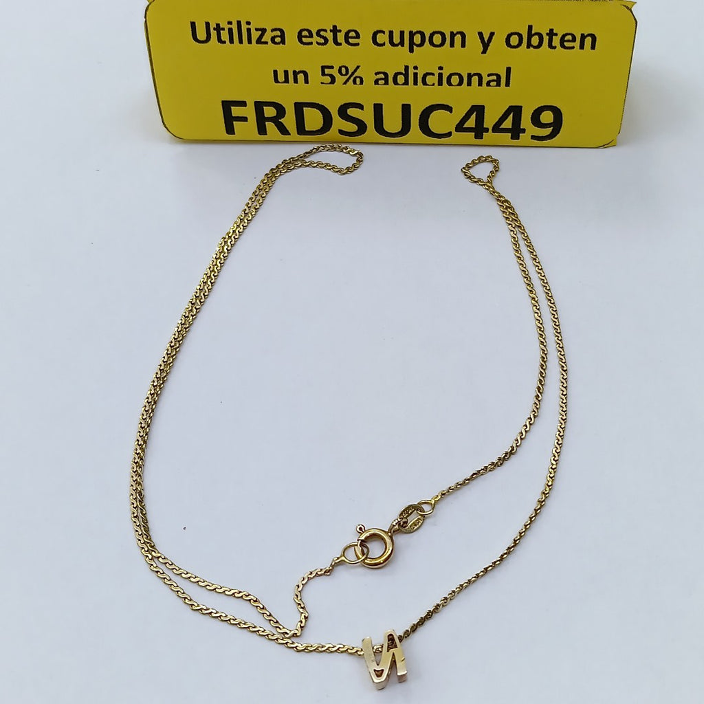 GARGANTILLA ORO 14 K 2.5 GRMS (SEMINUEVO)