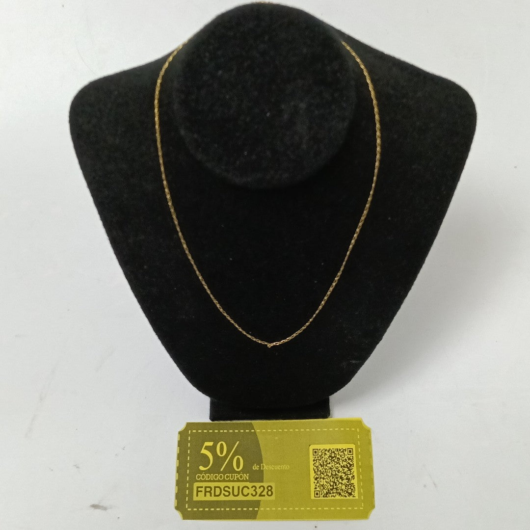 CADENA ORO 10 K 1.5 GRMS (SEMINUEVO)