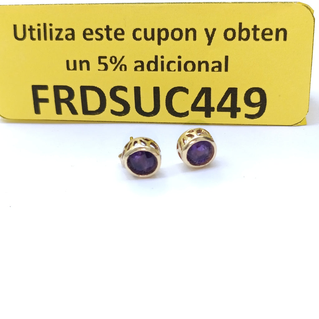 BROQUELES PAR ORO 14 K 1.8 GRMS (SEMINUEVO)