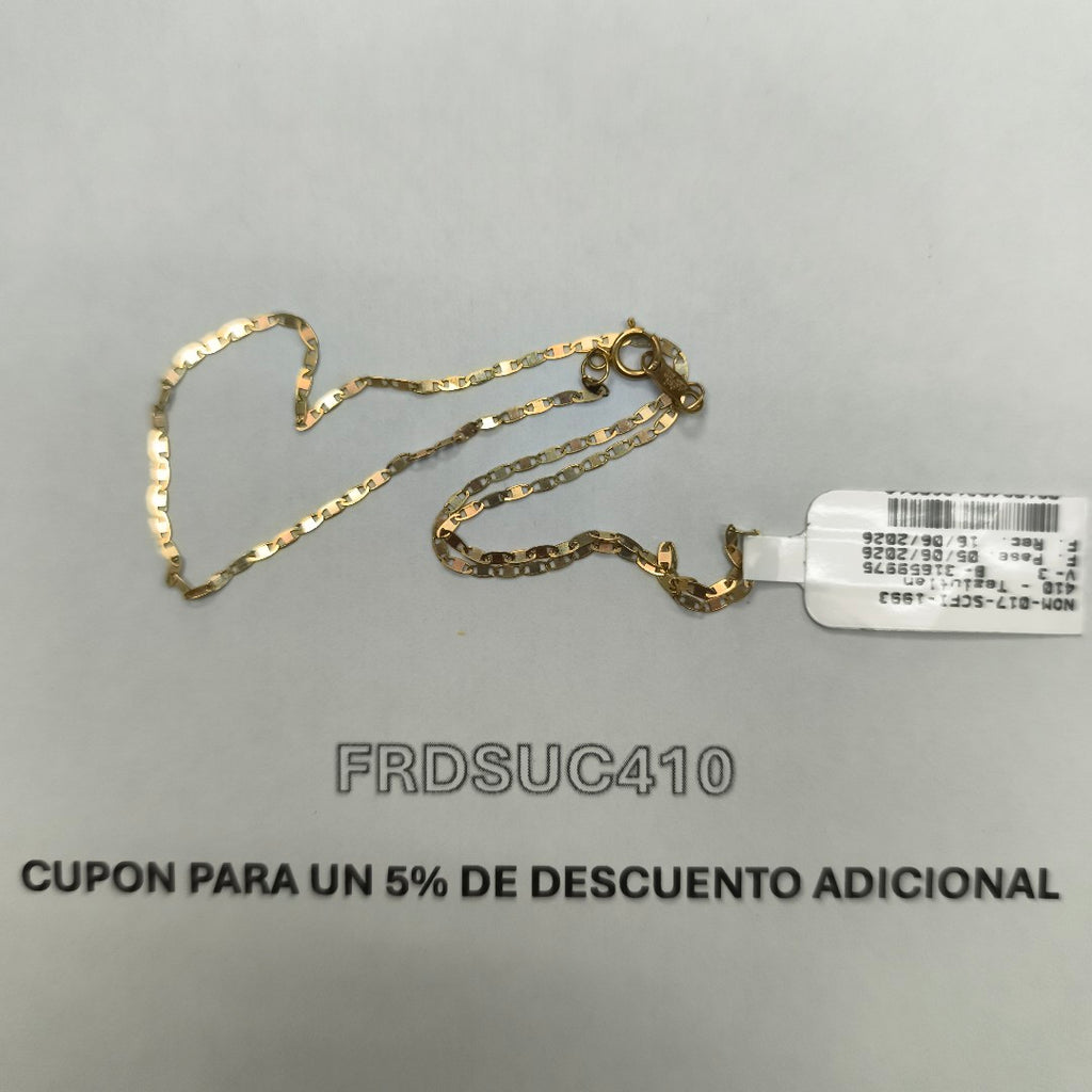 CADENA ORO 10 K 1.1 GRMS (SEMINUEVO)