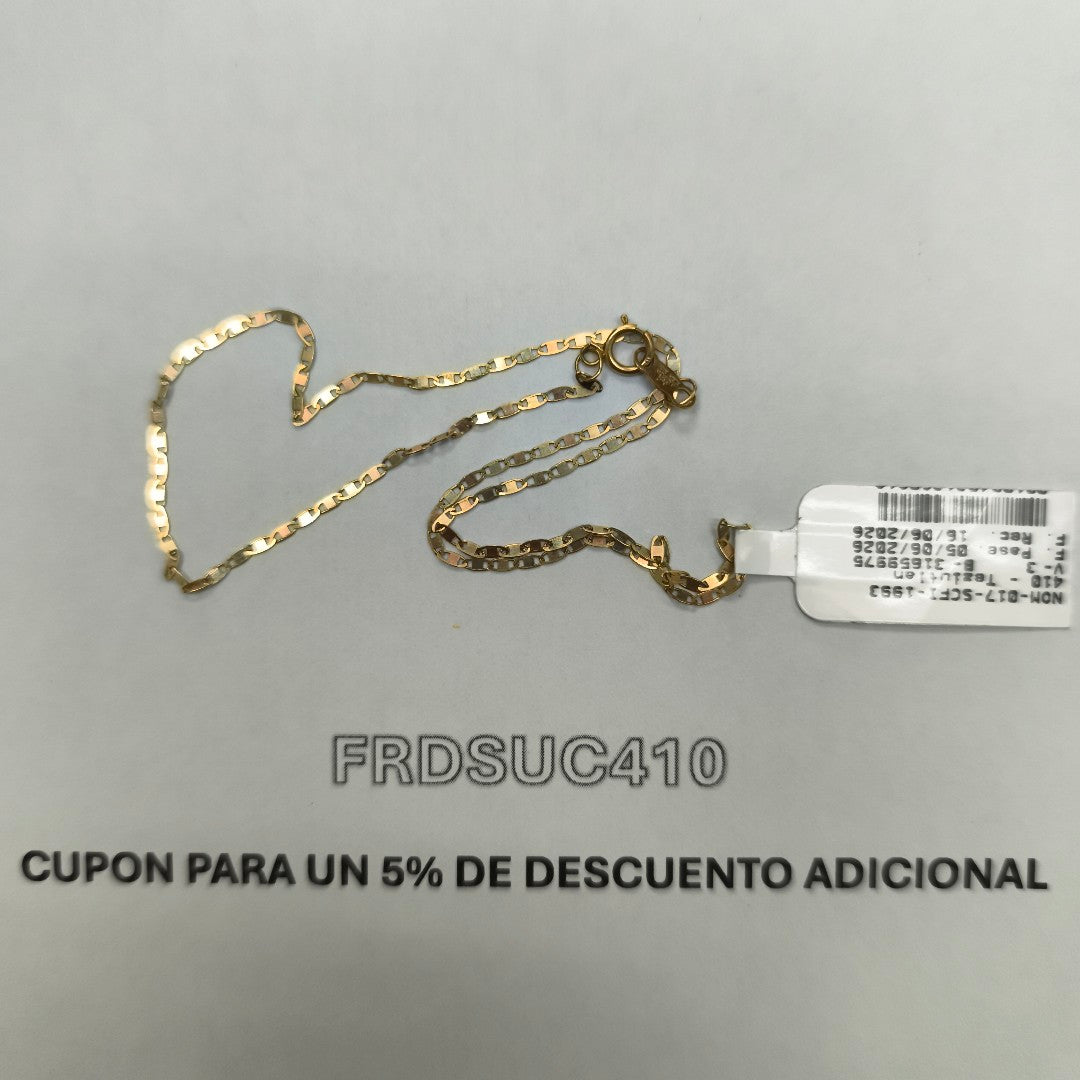 CADENA ORO 10 K 1.1 GRMS (SEMINUEVO)