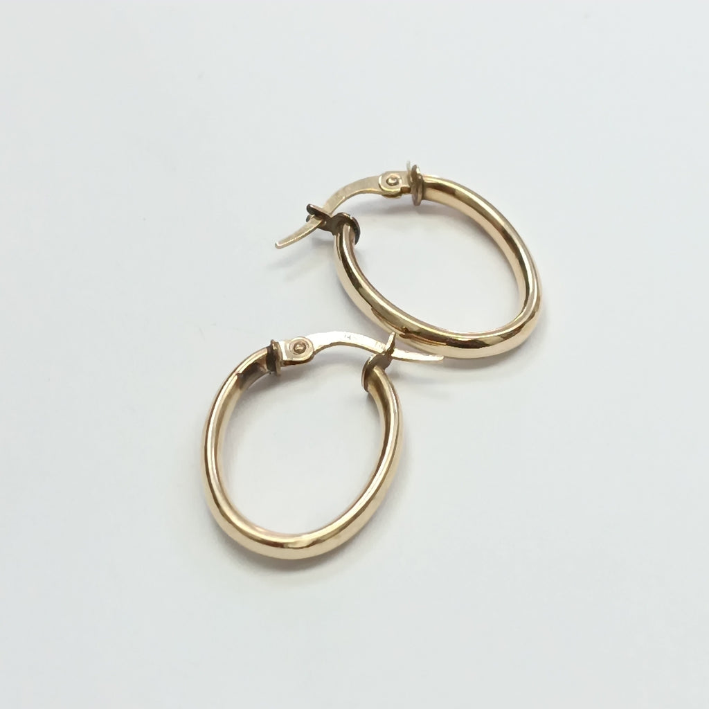 ARRACADAS PAR ORO 14 K 1.5 GRMS (SEMINUEVO)