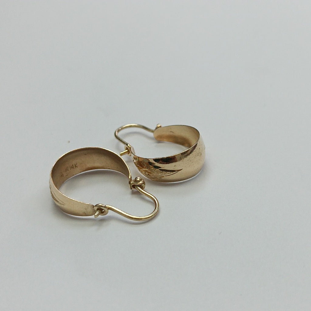 ARRACADAS PAR ORO 14 K 2,20 GRMS (SEMINUEVO)