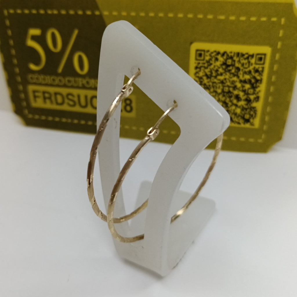 ARRACADAS PAR ORO 10 K 2.6 GRMS (SEMINUEVO)