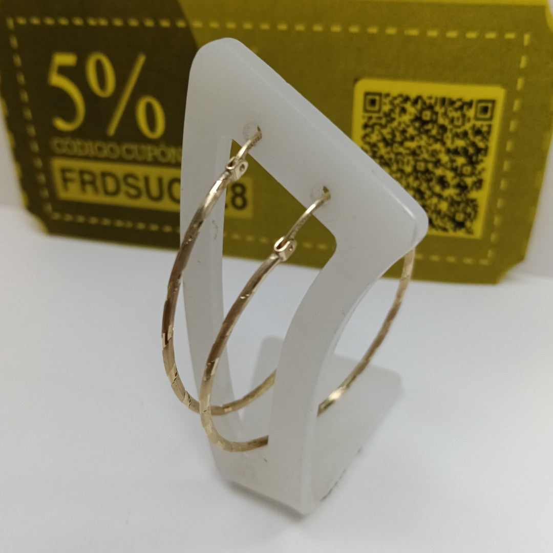 ARRACADAS PAR ORO 10 K 2.6 GRMS (SEMINUEVO)