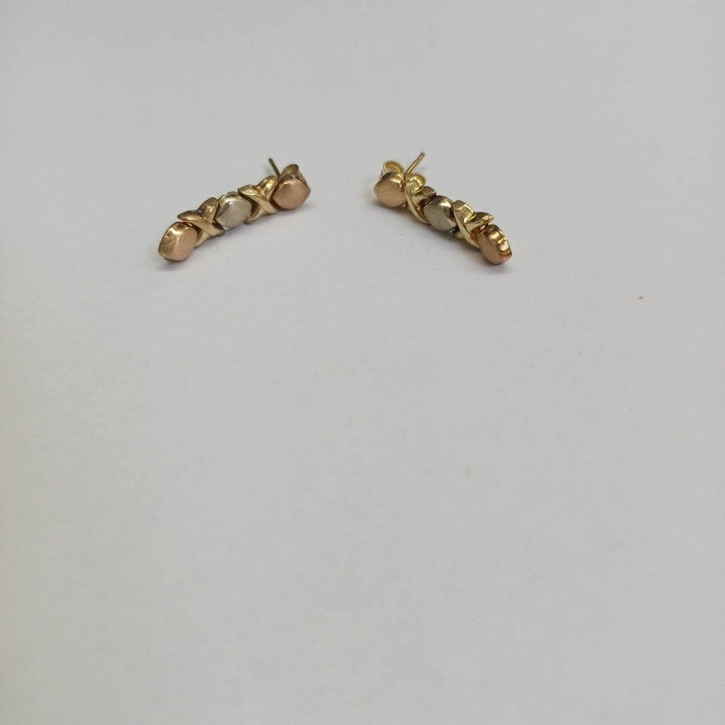 ARETES PAR ORO 14 K 2,30 GRMS (SEMINUEVO)