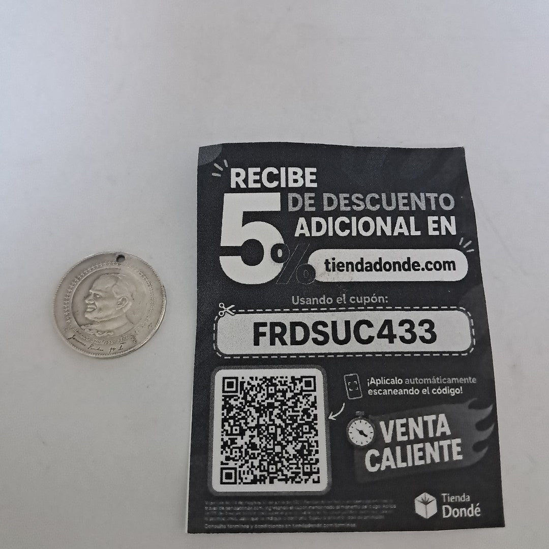 MEDALLA PERSONAL PLATA 5,20 GRMS (SEMINUEVO)