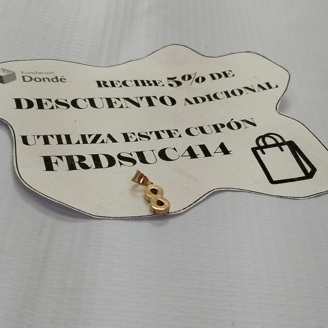 DIJES INFINITO ORO 10K 0.4 GR (NUEVO)