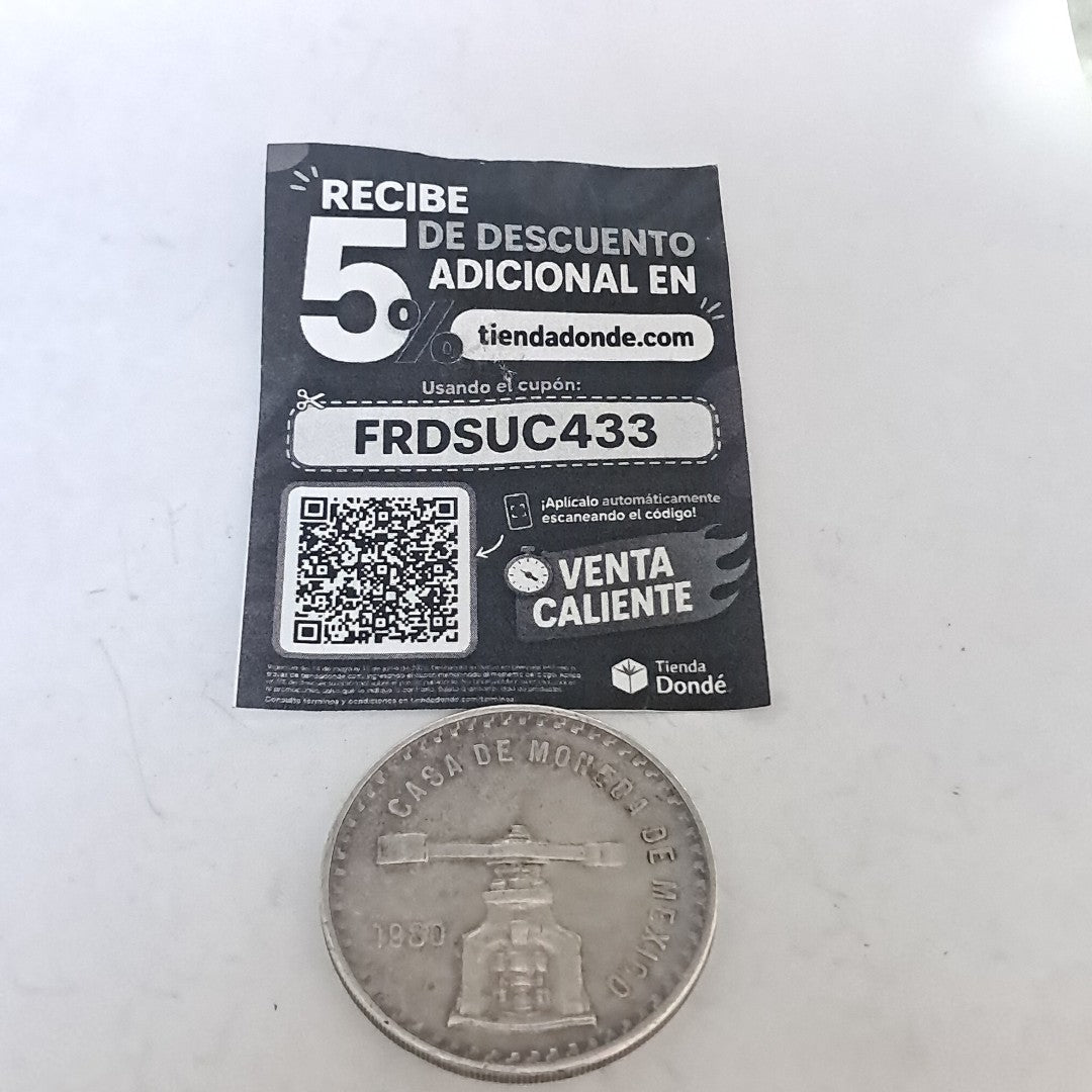 MEDALLA CONMEMORATIVA PLATA 33,70 GRMS (SEMINUEVO)