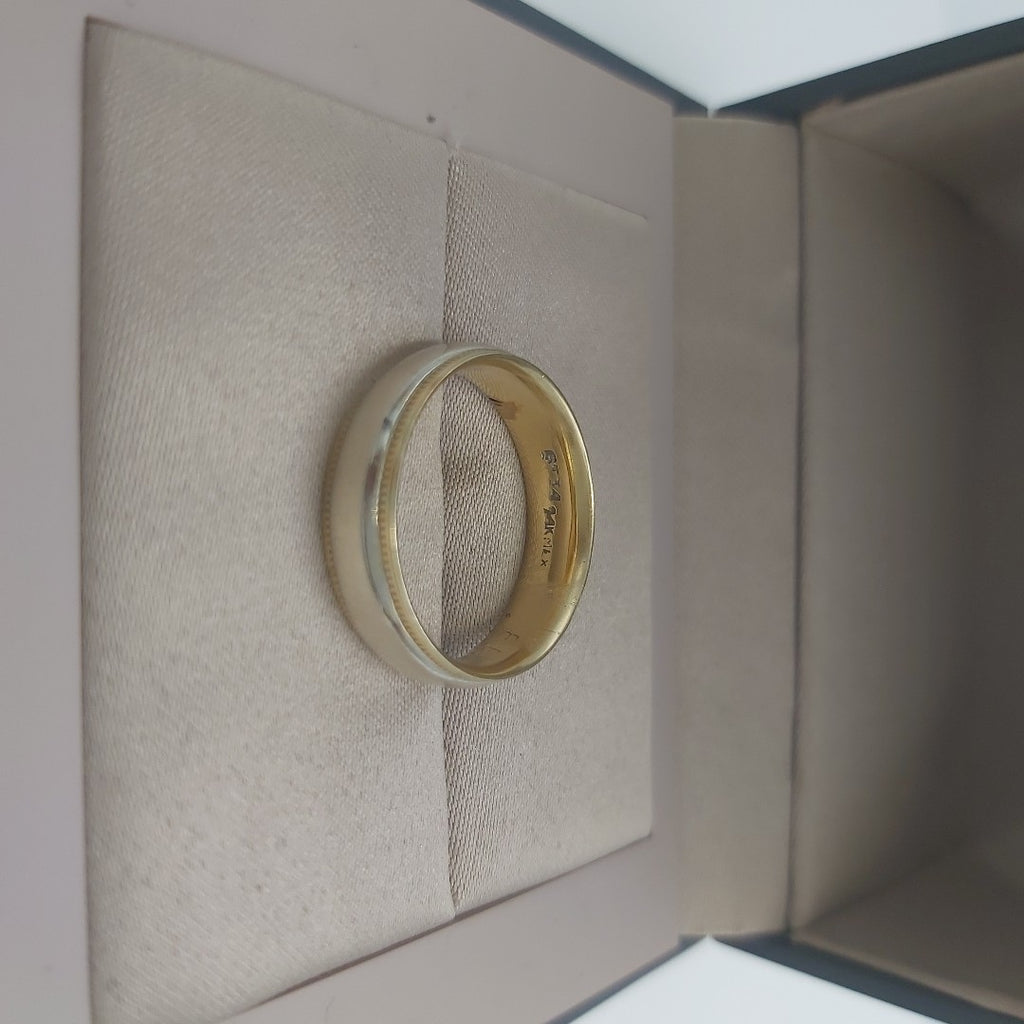 ARGOLLA ORO COMBINADO 14 K 6,10 GRMS (SEMINUEVO)