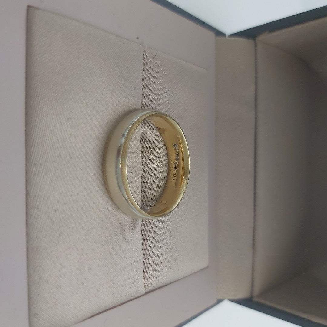 ARGOLLA ORO COMBINADO 14 K 6,10 GRMS (SEMINUEVO)
