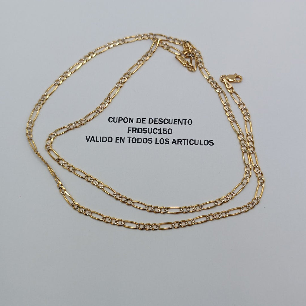 CADENA TEJIDO 3X1 9.1G 60 CM (NUEVO)