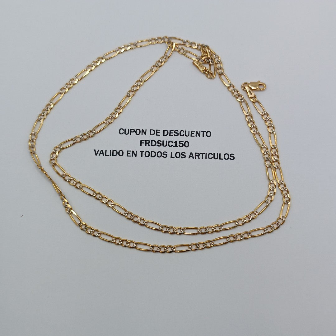 CADENA TEJIDO 3X1 9.1G 60 CM (NUEVO)