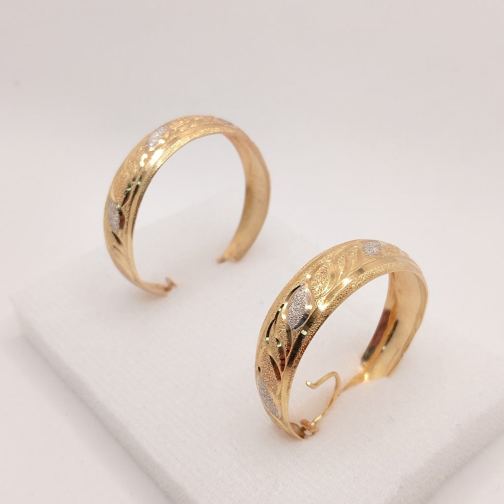 ARRACADAS PAR ORO 10 K 6.2 GRMS (SEMINUEVO)