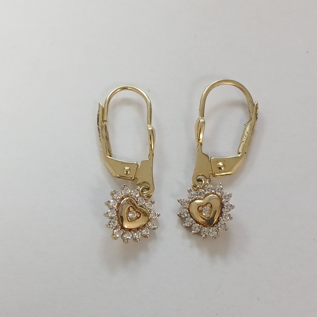 ARETES PAR ORO 14 K 2,20 GRMS (SEMINUEVO)