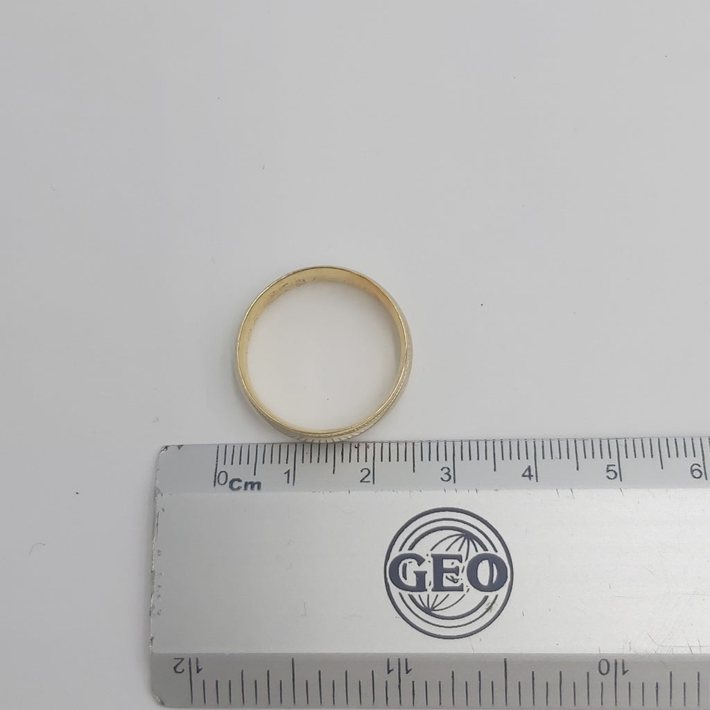 ARGOLLA ORO PLATINO 14 K 5,40 GRMS (SEMINUEVO)