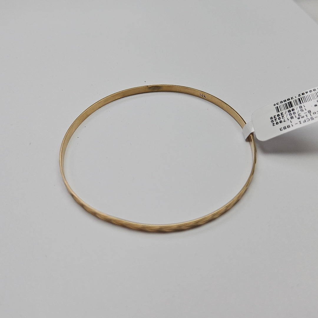 PULSERA RIGIDA ORO 14 K 5.9 GRMS (SEMINUEVO)