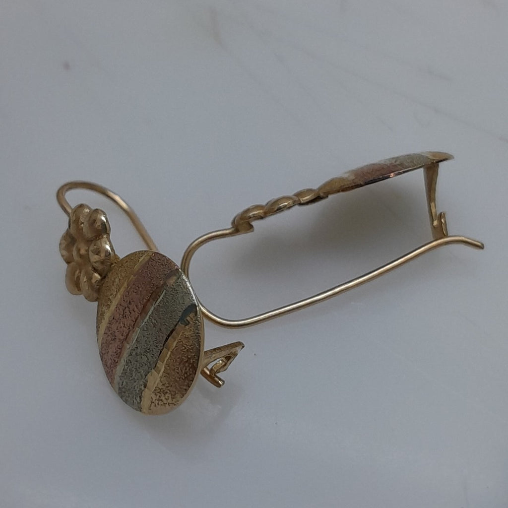 ARETES PAR ORO 10 K 1,20 GRMS (SEMINUEVO)
