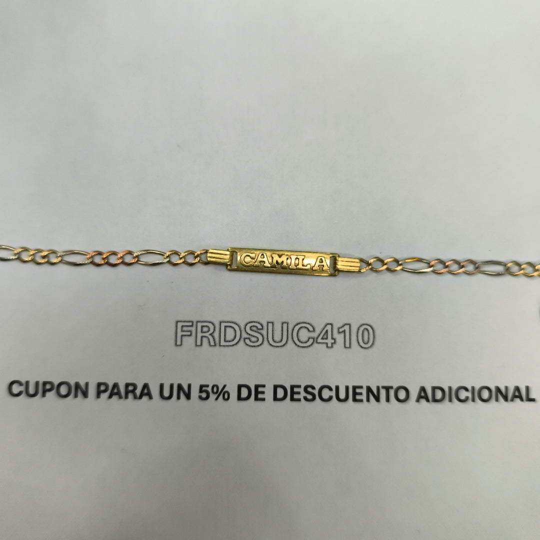 ESCLAVA ORO COMBINADO 10 K 3,10 GRMS (SEMINUEVO)