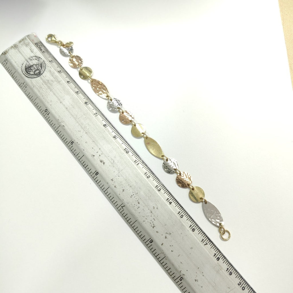 PULSERA ORO,ORO COMBINADO 14 K 6,20 GRMS (SEMINUEVO)