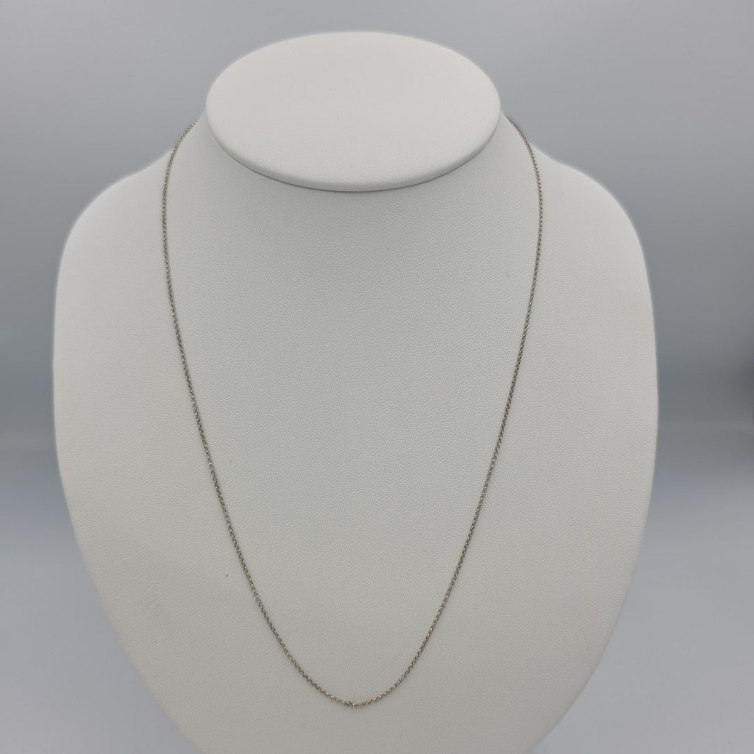 CADENA ORO BLANCO 14 K 1,50 GRMS (SEMINUEVO)