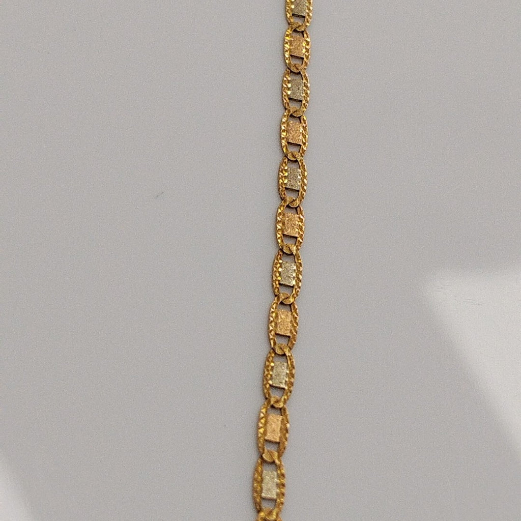 CADENA ORO, ORO COMBINADO 14 K 2.7 GRMS (SEMINUEVO)