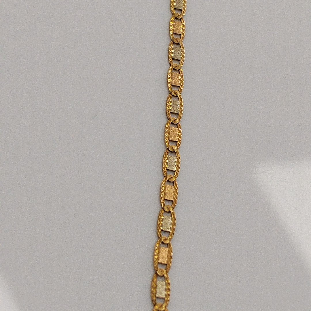 CADENA ORO, ORO COMBINADO 14 K 2.7 GRMS (SEMINUEVO)