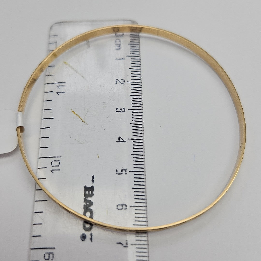 PULSERA RIGIDA ORO 14 K 7.5 GRMS (SEMINUEVO)