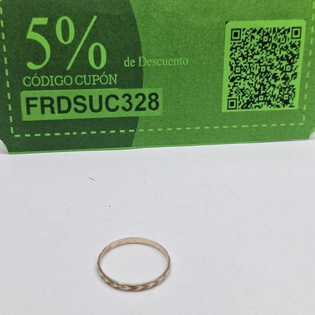 ARGOLLA ORO 10 K 0.8 GRMS (SEMINUEVO)