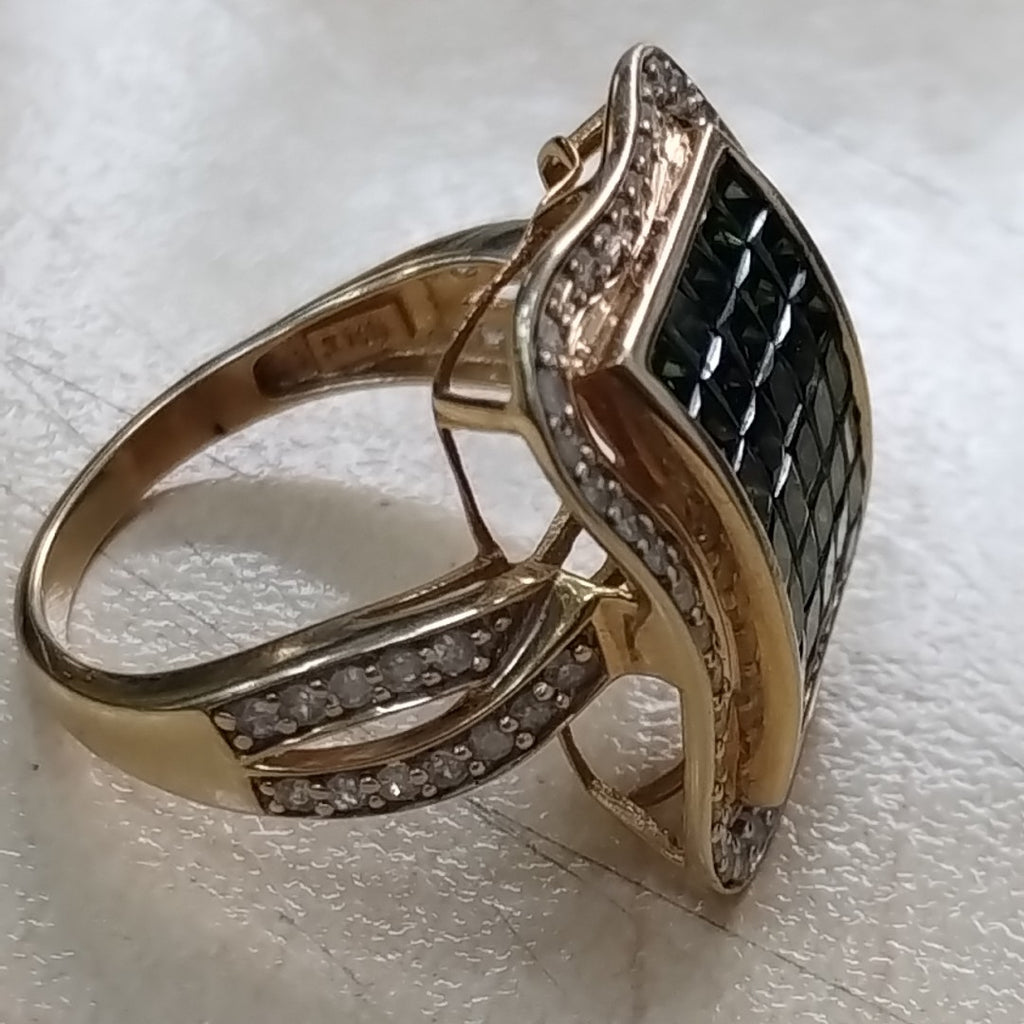 ANILLO ORO 14 K 6.5 GRMS (SEMINUEVO)