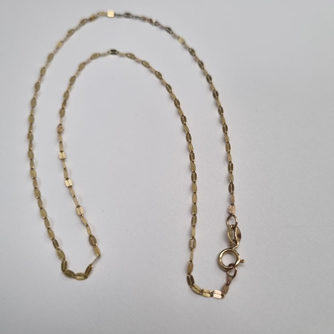 CADENA ORO 10 K 0,90 GRMS (SEMINUEVO)