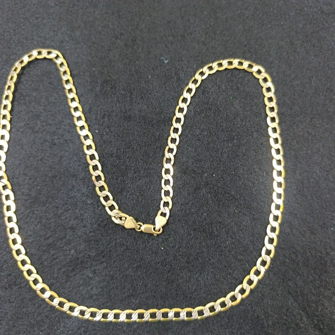 CADENA ORO COMBINADO 10 K 24 GRMS (SEMINUEVO)