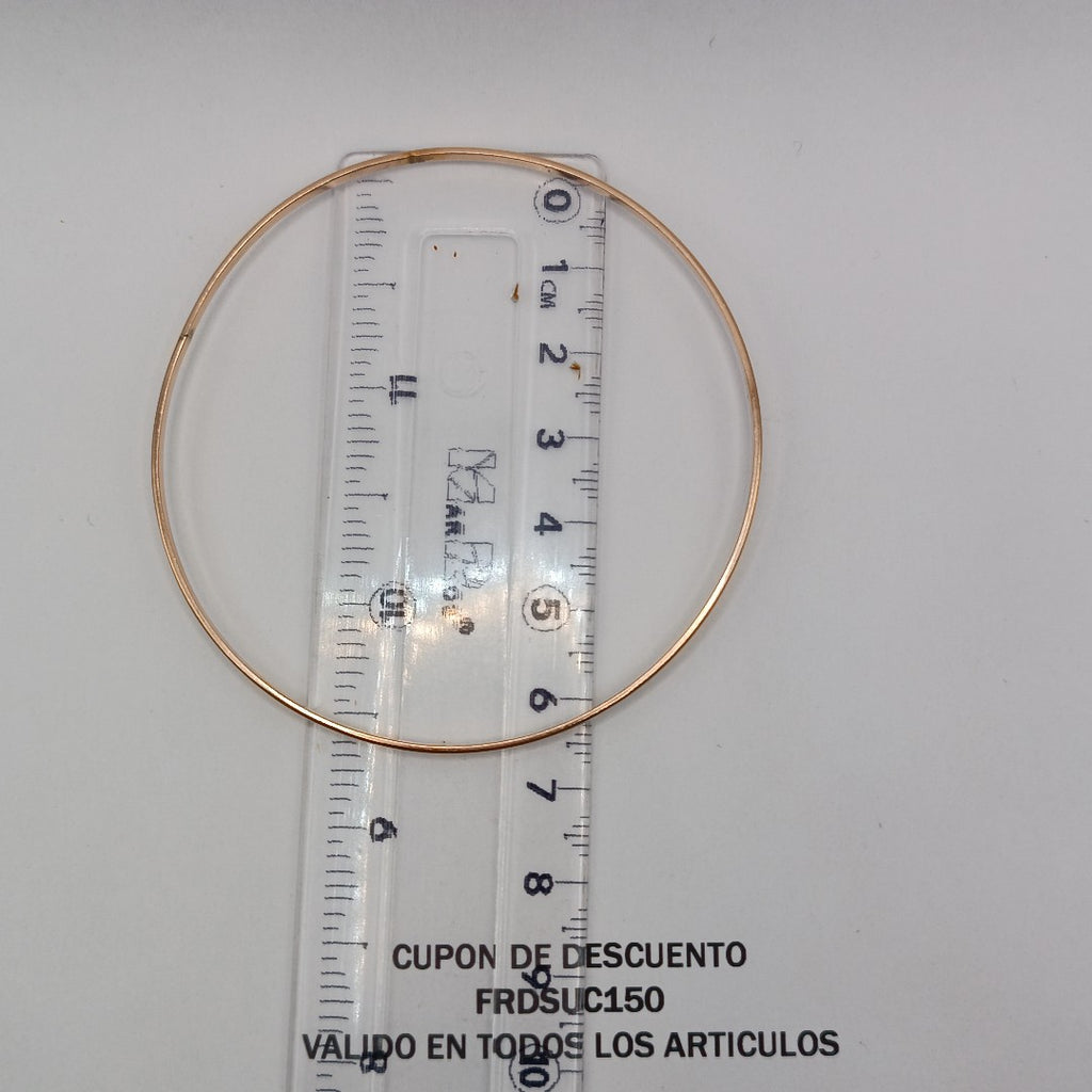PULSERA RIGIDA ORO 14 K 5,50 GRMS (SEMINUEVO)