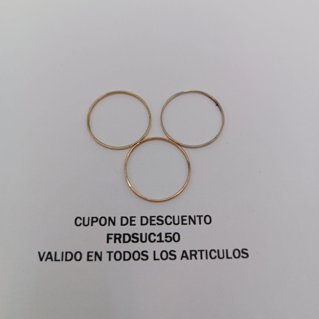ANILLO ORO 10 K 1,20 GRMS (SEMINUEVO)