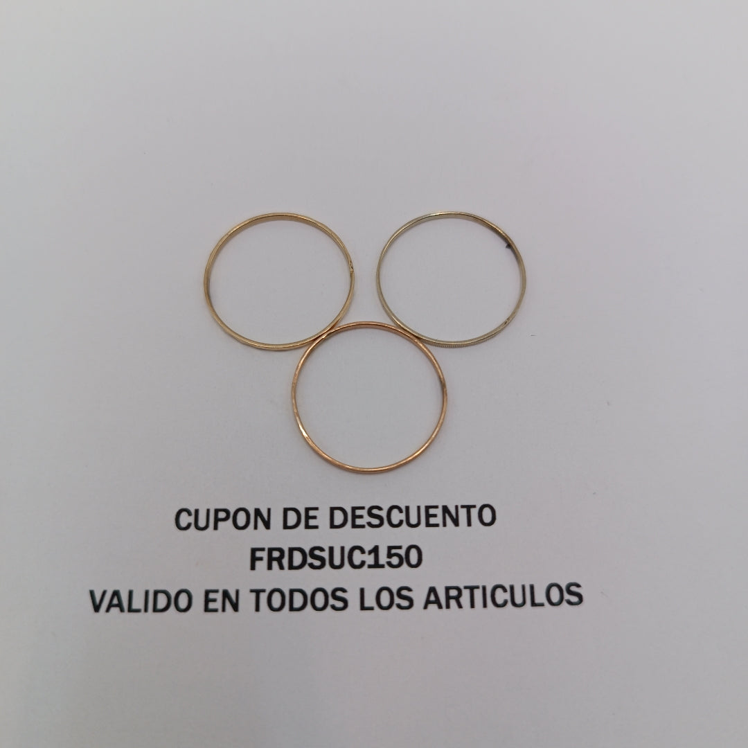 ANILLO ORO 10 K 1,20 GRMS (SEMINUEVO)