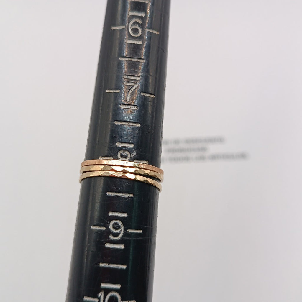 ANILLO ORO 14 K 1,20 GRMS (SEMINUEVO)