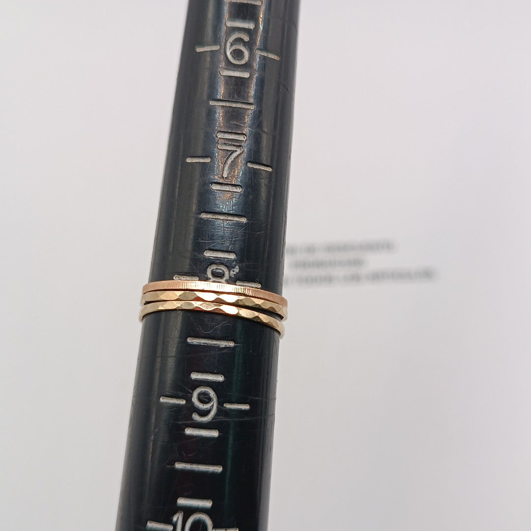 ANILLO ORO 14 K 1,20 GRMS (SEMINUEVO)