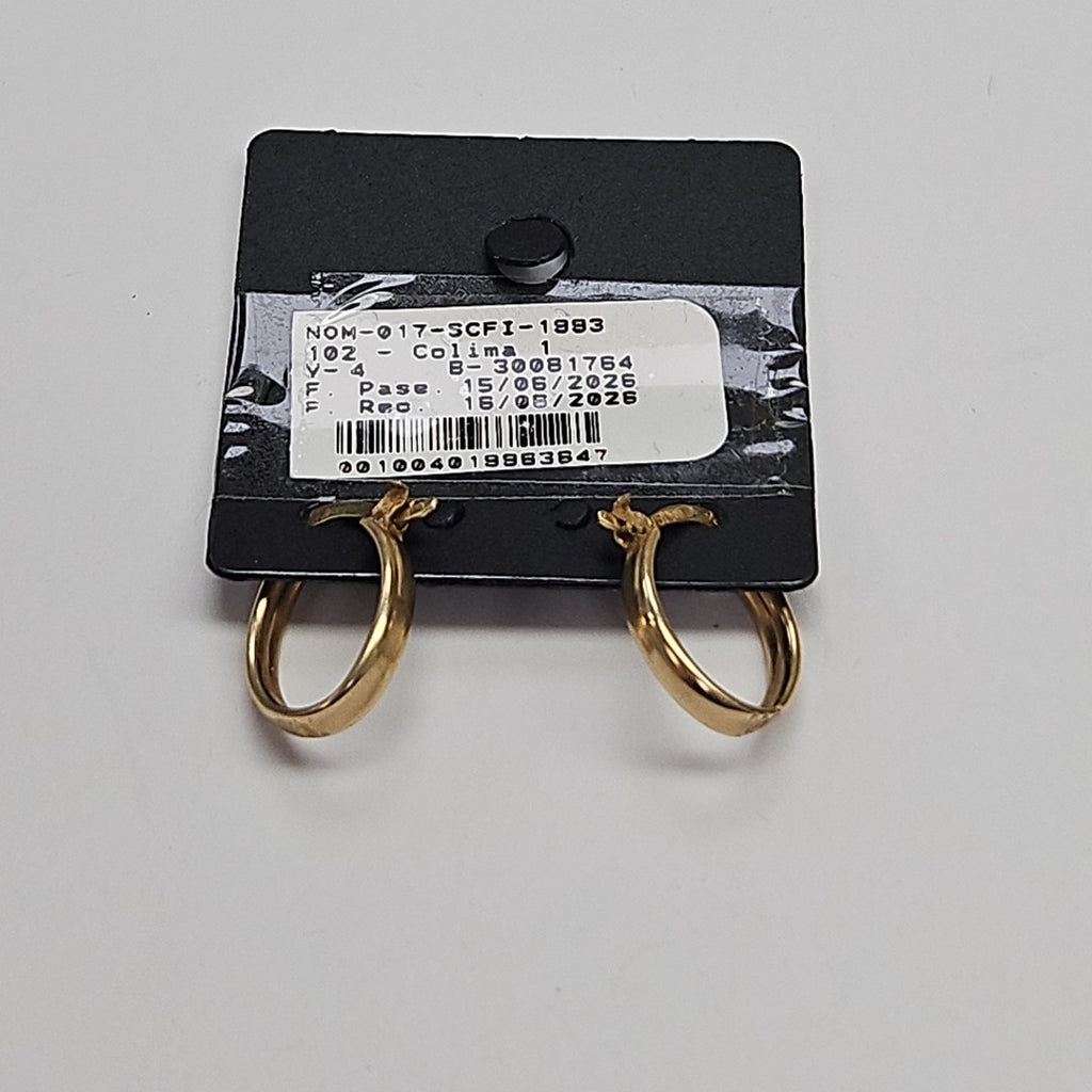 ARRACADAS PAR ORO 10 K 1.4 GRMS (SEMINUEVO)