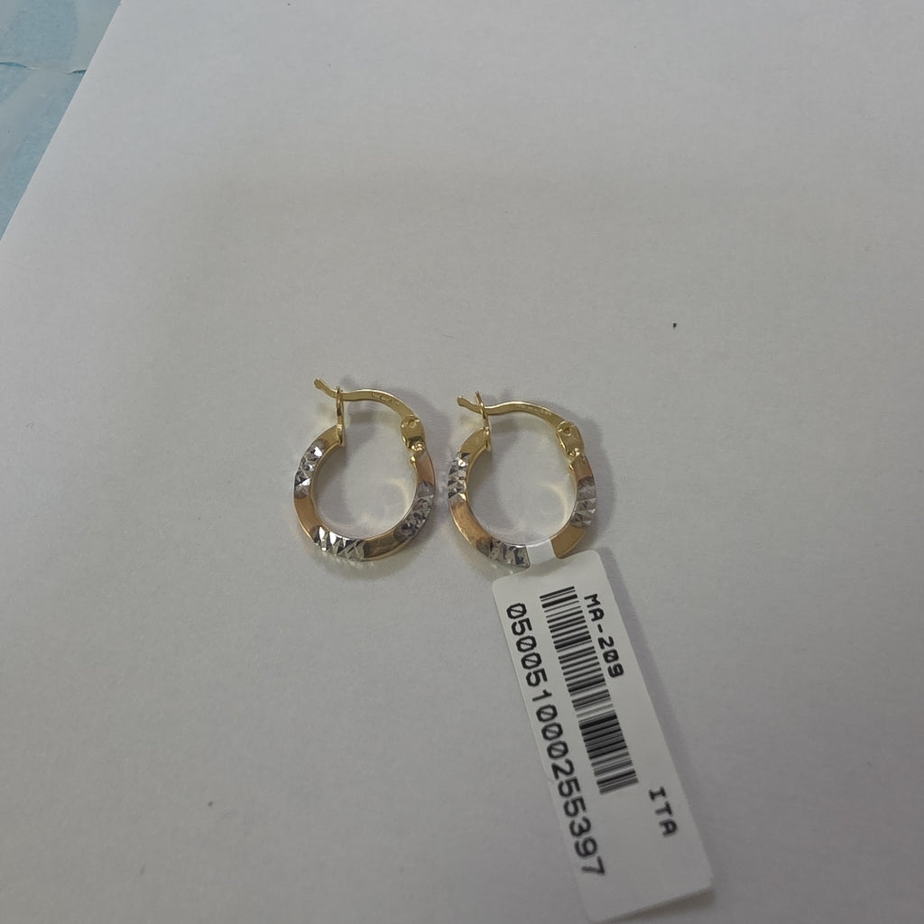 ARRACADAS ORO 14K 1.5 (NUEVO)