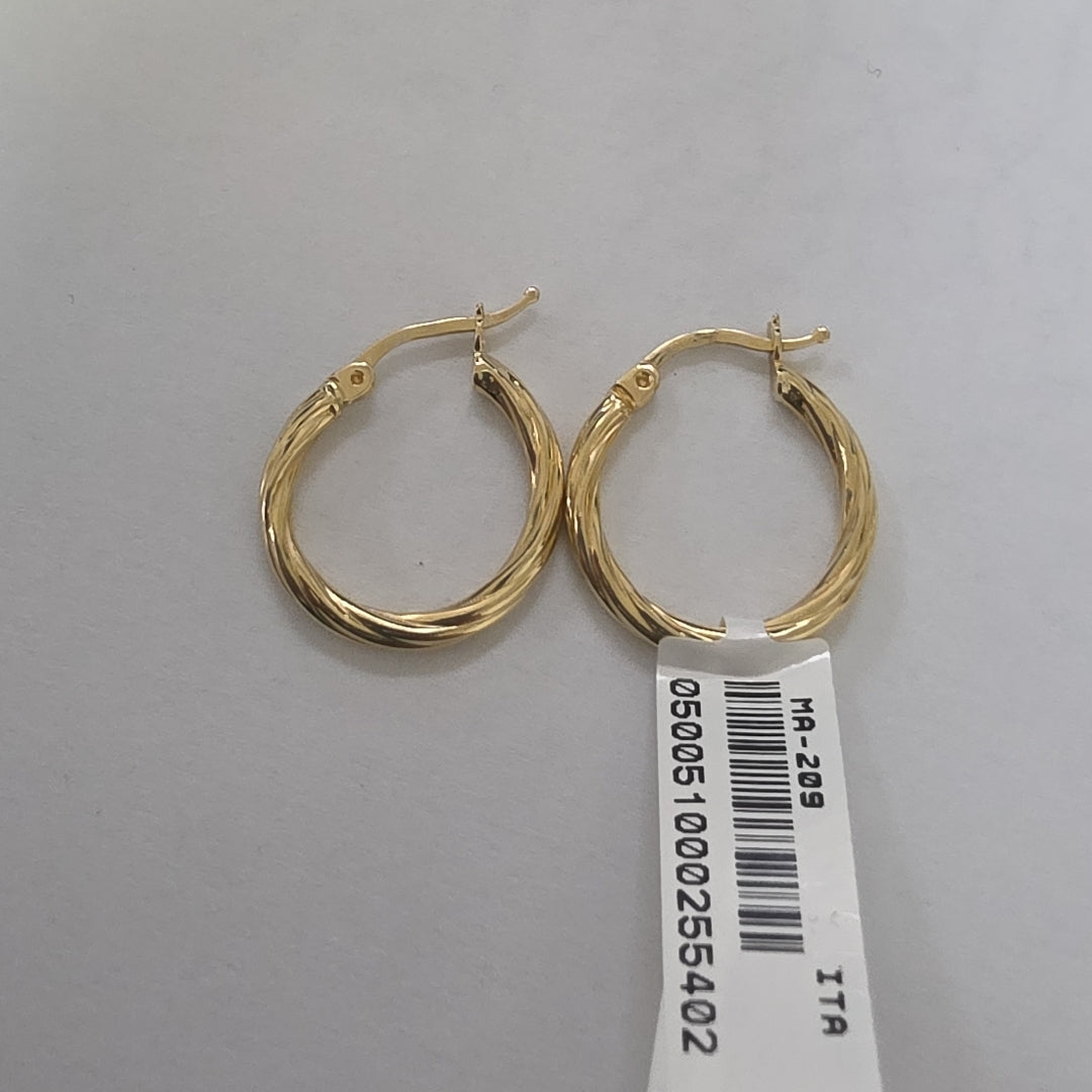 ARRACADAS ORO 14K 1.4 (NUEVO)