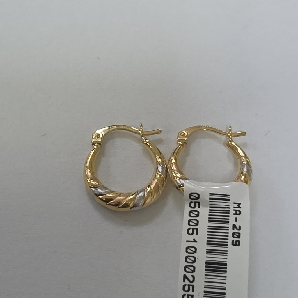 ARRACADAS ORO 14K 1.1 (NUEVO)