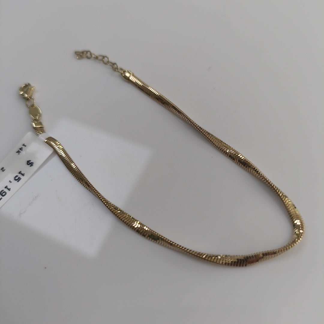 PULSERAS DAMA ORO 14K 2.5 (NUEVO)