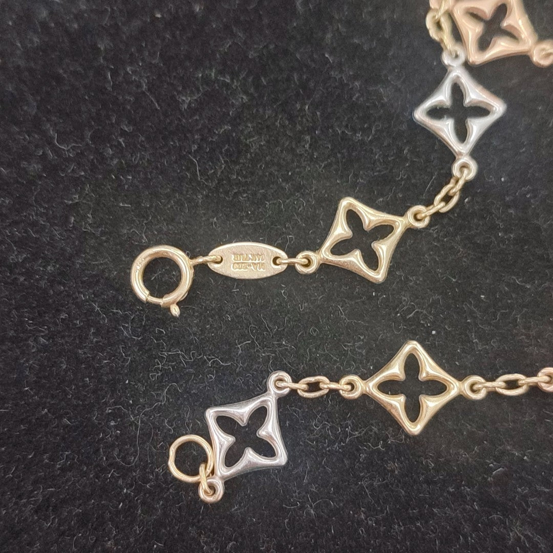 PULSERA ORO, ORO COMBINADO 14 K 2 GRMS (SEMINUEVO)