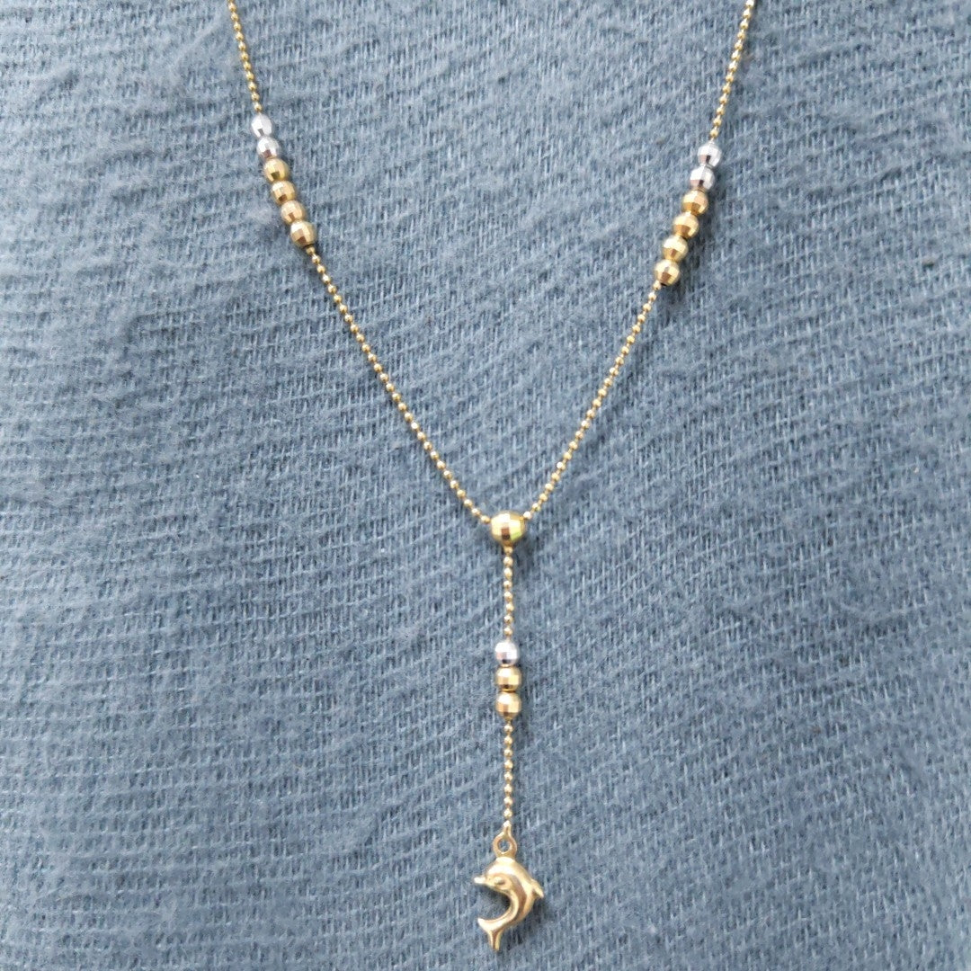 GARGANTILLA ORO COMBINADO 14 K 3,50 GRMS (SEMINUEVO)