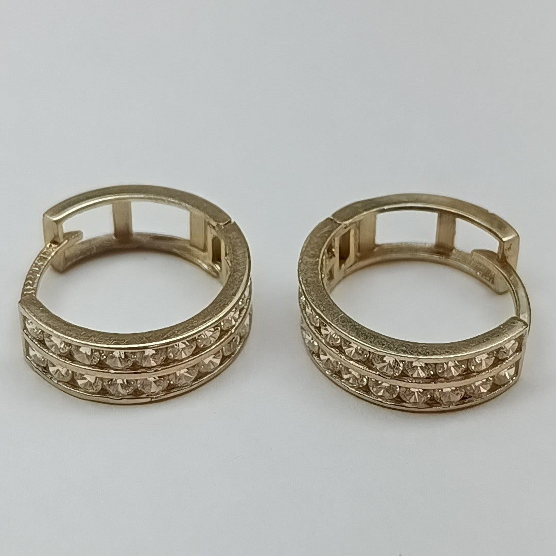 ARRACADAS PAR ORO 10 K 3,00 GRMS (SEMINUEVO)