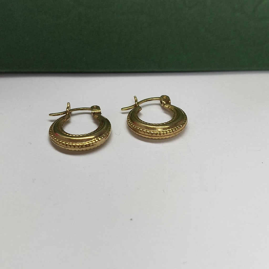 ARRACADAS PAR ORO 10 K 1.2 GRMS (SEMINUEVO)