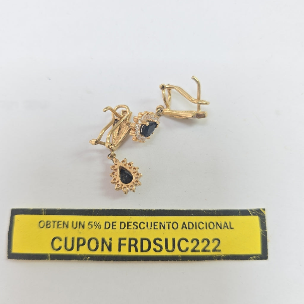 ARETES PAR ORO 14 K 4.9 GRMS (SEMINUEVO)