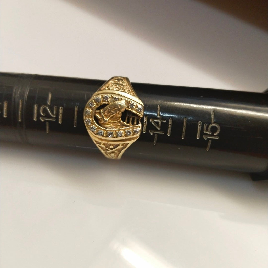 ANILLO ORO 10 K 6,30 GRMS (SEMINUEVO)