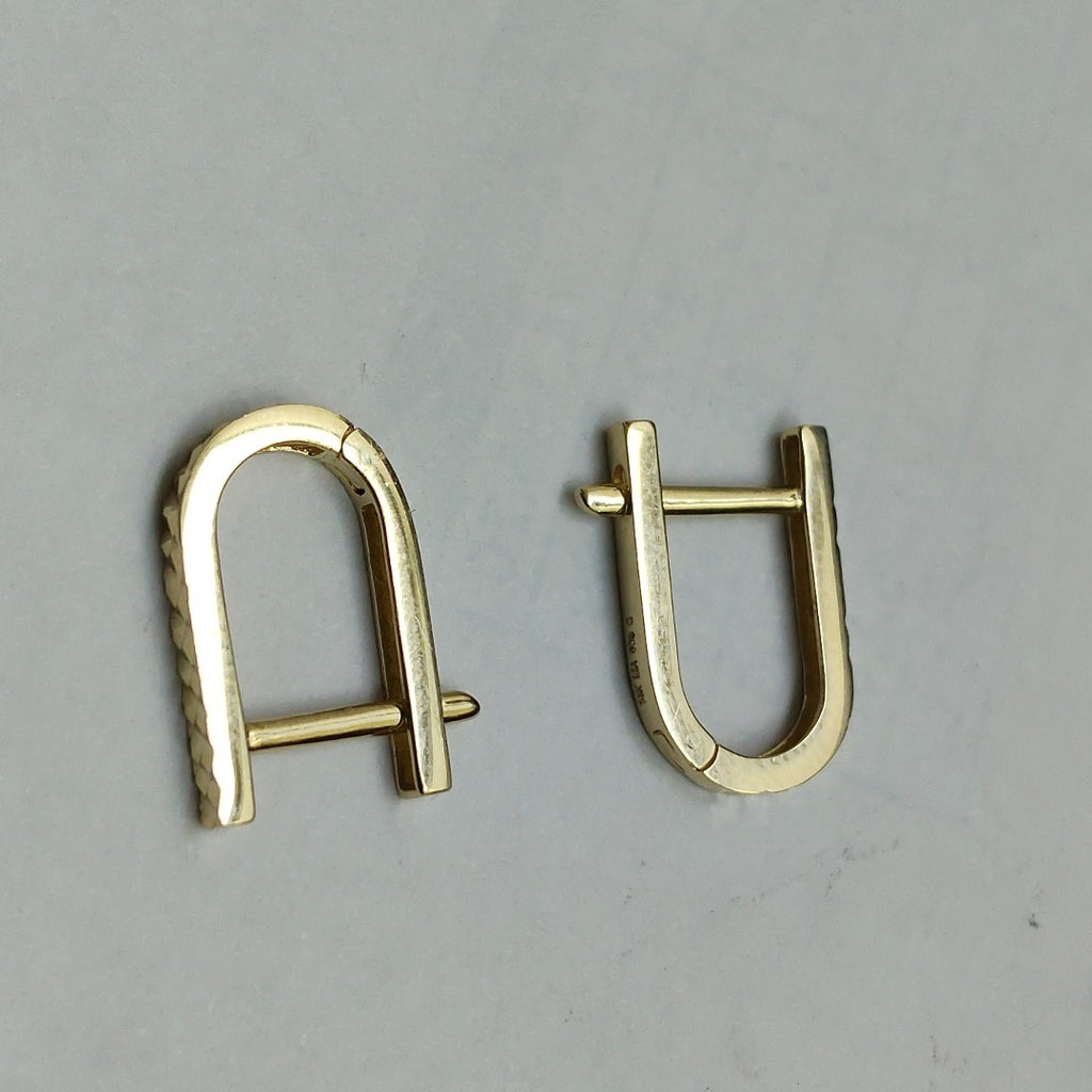 BROQUELES ORO 14K 1.5 (NUEVO)